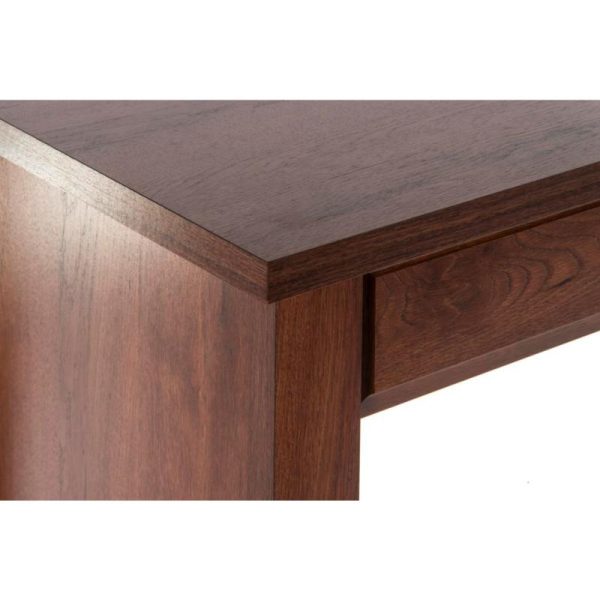 Home Office Desk Ideal Nine Dark Wood, Oak And White - Image 5