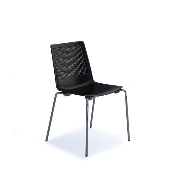 Meeting Chair Harris Chrome Frame