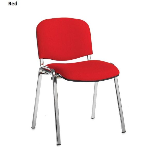 Conference/Meeting Chair Aquarius Chrome Frame And No Arms Fabric Choices 2 - Image 9