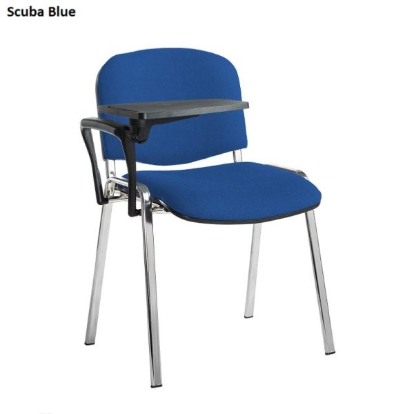 Conference/Meeting Chair Aquarius With Chrome Frame And Writing Tablet - Image 6