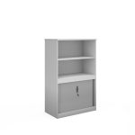tambour door office storage white