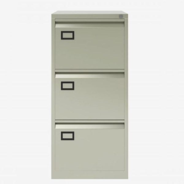 Office Filing Cabinet A Range 3 Drawer Grey