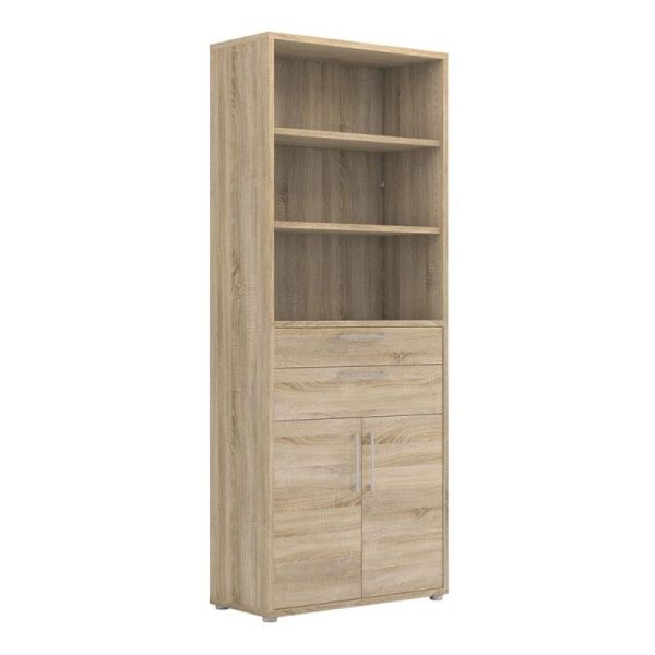 office storage unit oak