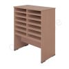 post room furniture floor standing pigeon hole with 12 spaces