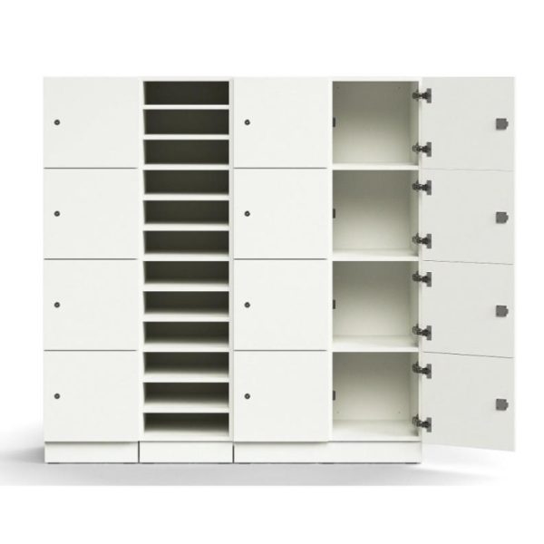 Ace Post And Personal Storage Locker Unit Ace Organisation White - Image 4