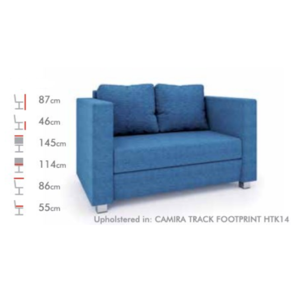Reception Sofa Twin Diamond - Image 4