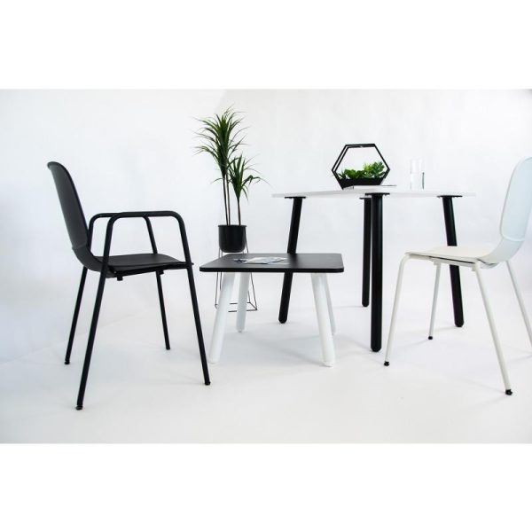 Cafe / Meeting / Break Out Chair Lisbon 4 legged With Arms Sold in 2`s - Image 5