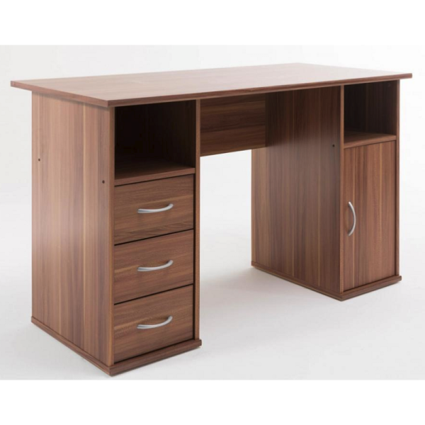 walnut computer desk