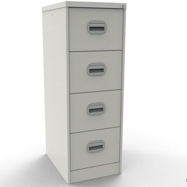 satin white file cabinet with 4 drawers
