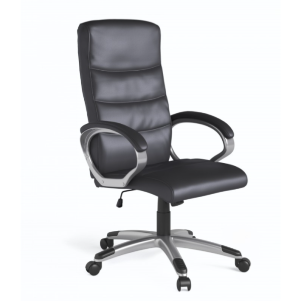 Office Chair Hartfield Black Leather