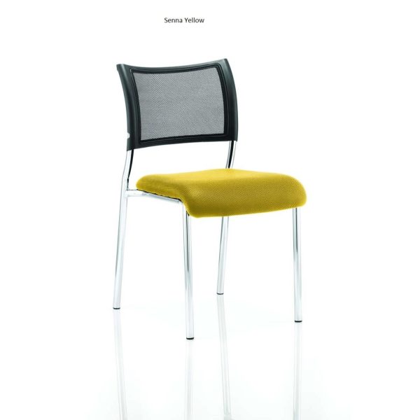 Mesh Chair Brighton Chrome Frame Without Arms Choice Of Colours - Image 5