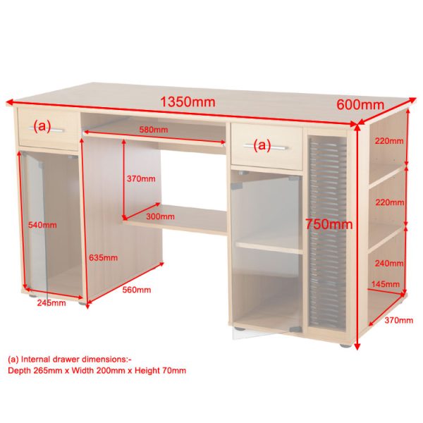 Ace Computer Desk 007 - Image 5
