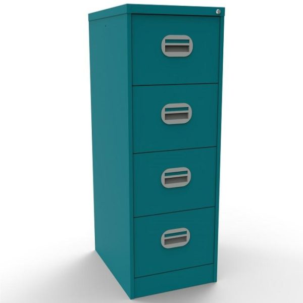 Office Filing Cabinet Connect 4 Drawer Verdigris