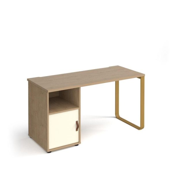 Home Office Desk Dubai 1400 With Pedestal With Door - Image 5