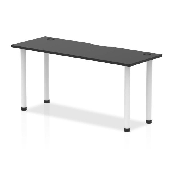modern office table with black table top