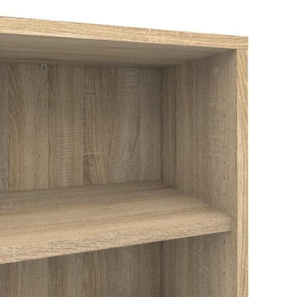 Alexis Office Storage Unit With 1 Shelf and 2 Drawers And 2 File Drawers Oak - Image 3