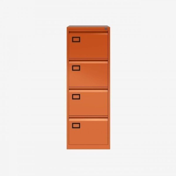Office Filing Cabinet A Range 4 Drawer Black - Image 6