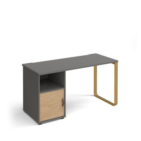 Home Office Desk Dubai 1400 With Pedestal With Door - Image 7