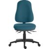 green fabric office chair