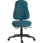 executive operator chair green fabric office chair