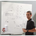 whiteboards with someone training