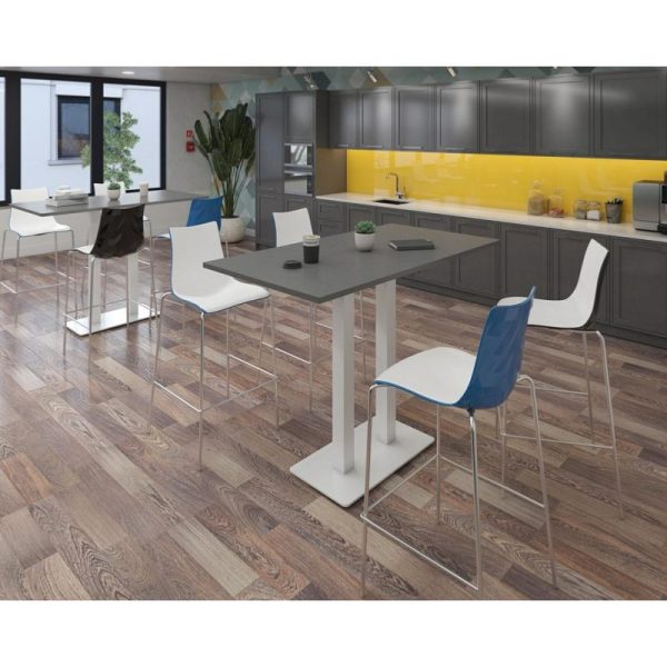 Cafe Dining Stool Gemma With Chrome legs - Image 5