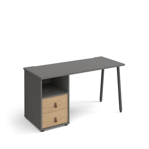 Home Office Desk Time 1400 with Pedestal With Drawers - Image 6
