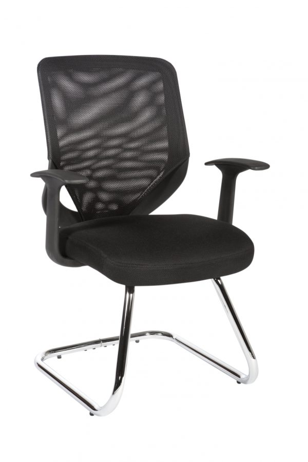 Mesh Back Visitor Chair Sky