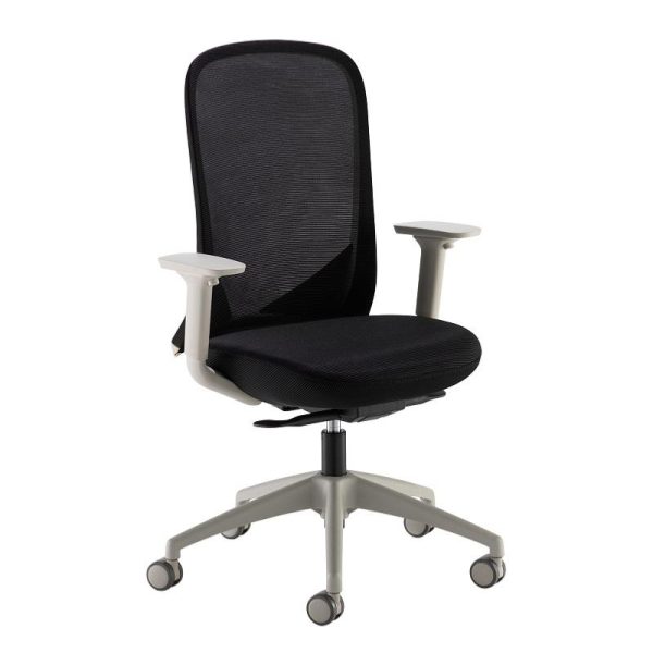 black mesh back office chair