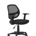 black mesh back office chair