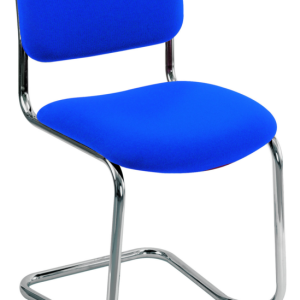 Meeting Chair Discuss Charcoal Or Blue Fabric