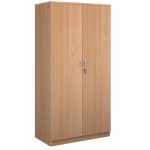 wooden double door office cupboard