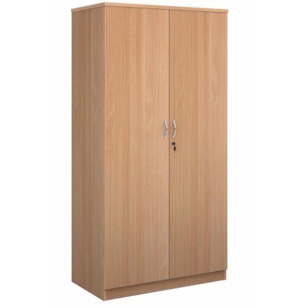 wooden double door office cupboard