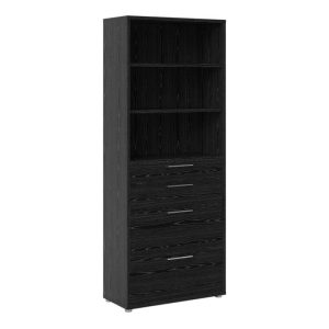 office storage unit black