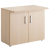 post room lockable cupboard in light wood