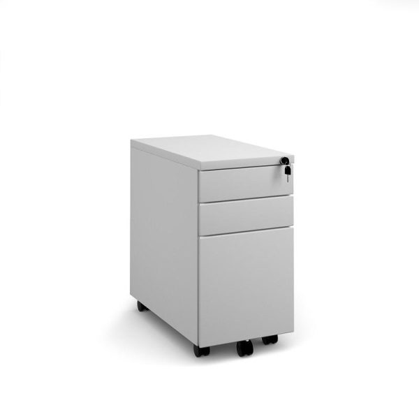 Narrow Office Desk Pedestal Work 3 drawers  300mm x 545mm x 565mm - Image 3