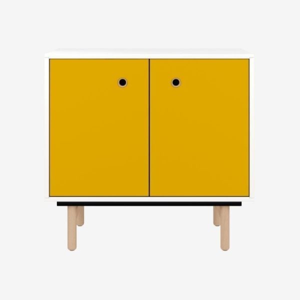Brooklyn Home Office Cupboard 783 High White - Image 3