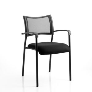 black mesh meeting chair