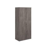 tall office cupboards 4 shelves grey oak