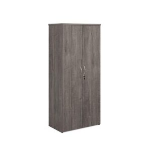 tall office cupboard grey oak