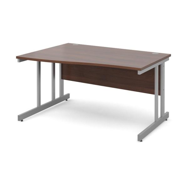 Office Desk Wave Spring 1400mm Left Hand Return - Image 6