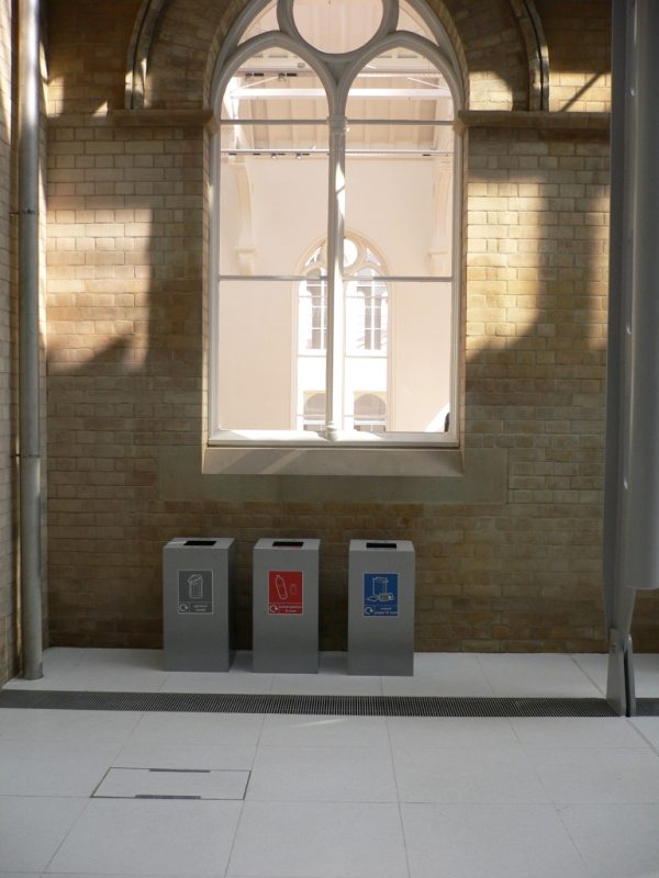 Office Recycling Bin Sorting 100 Litre Square - Image 2