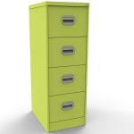 chlorophyll office filing cabinet with 4 drawers