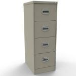 sand file cabinet with 4 drawers