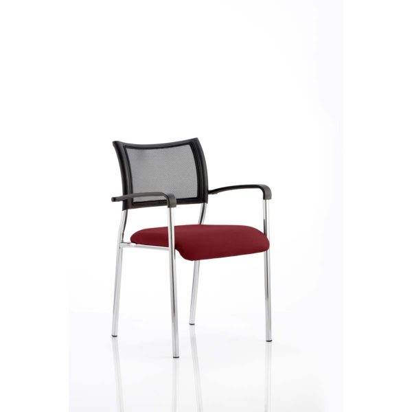 Mesh Chair Brighton Chrome Frame With Arms Choice Of Colours - Image 7