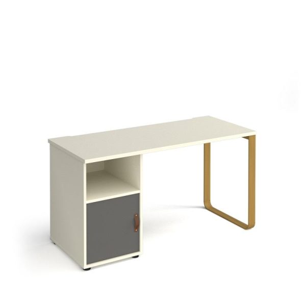 Home Office Desk Dubai 1400 With Pedestal With Door - Image 9