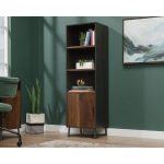 stylish home office bookcase in attractive oak finish