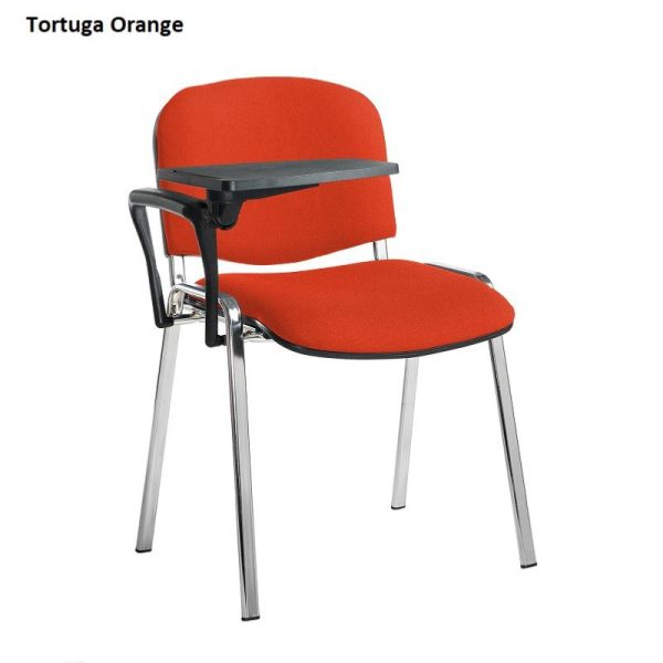 Conference/Meeting Chair Aquarius With Chrome Frame And Writing Tablet - Image 2