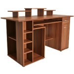 walnut home office desk