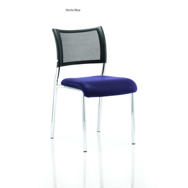 Mesh Chair Brighton Chrome Frame Without Arms Choice Of Colours - Image 3